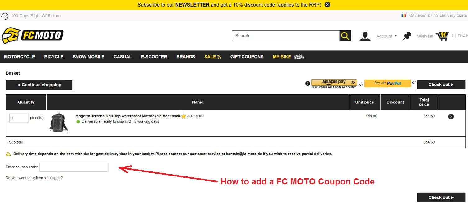 How to Use an FC-Moto Coupon Code in 6 Simple Steps