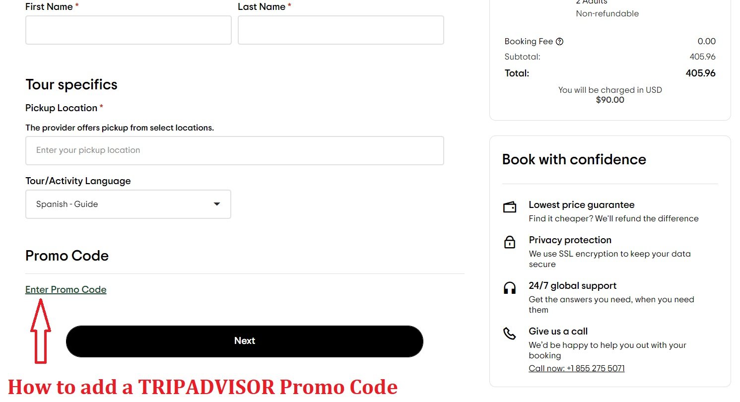 How to Add a Tripadvisor Promo Code